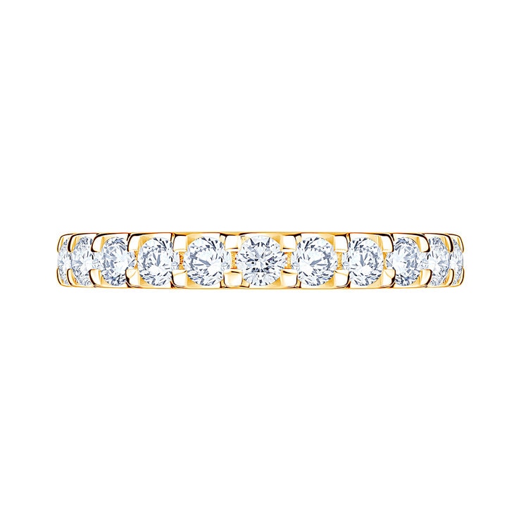 Anillo de Eternidad, 1.50ctw Diamantes, Oro Amarillo de 14K