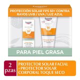 Kit Eucerin Protección Solar Para Piel Grasa