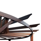 Shandong, Pérgola Semicircular Iris de 6.5m x 2.3m