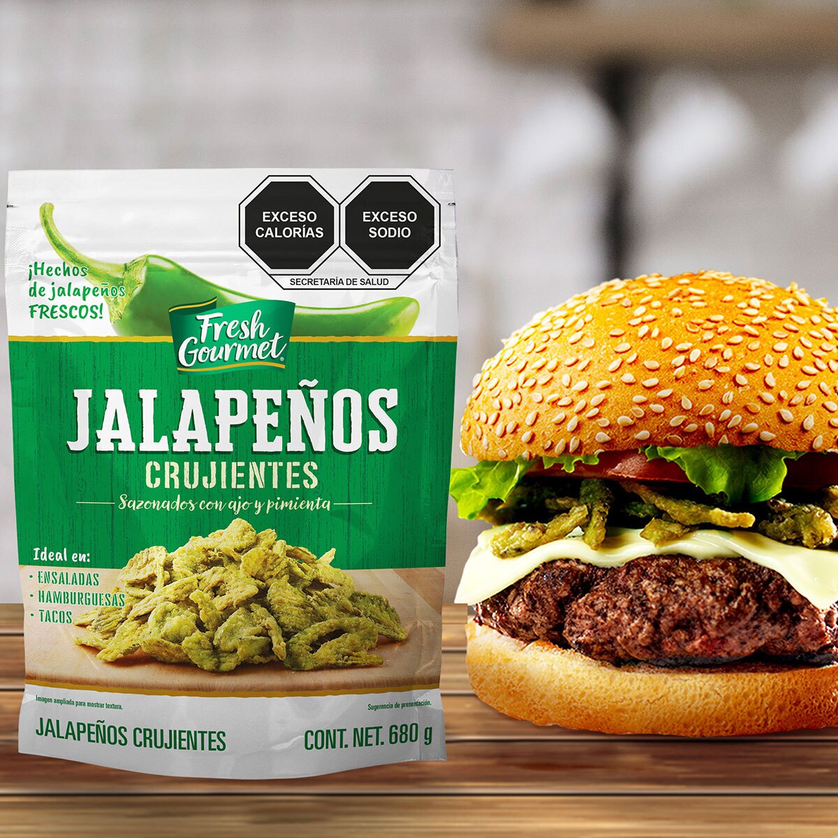 Jalapeños Crujientes, Fresh Gourmet 680 g Costco México