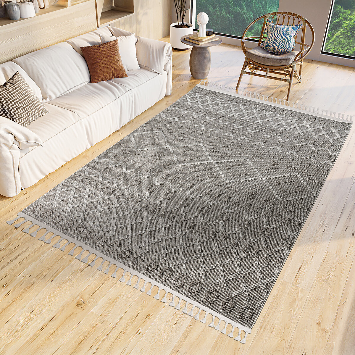 Artbella Tapete para Interiores 160 cm x 224 cm Marrón