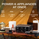 Ecoflow, Estación de Energía Portátil River 3, Capacidad 245 Wh