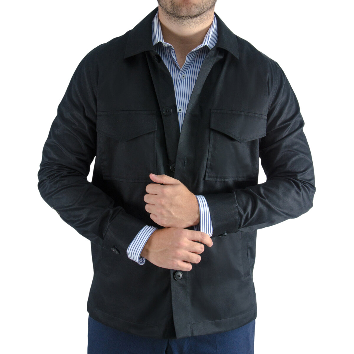 Emporio Colombo , Sobrecamisa Gabardina para Caballero, Varias Tallas y Colores