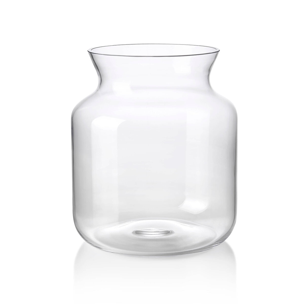 King Crystal Jarrón de Cristal Moderno para Ramos 1 pieza