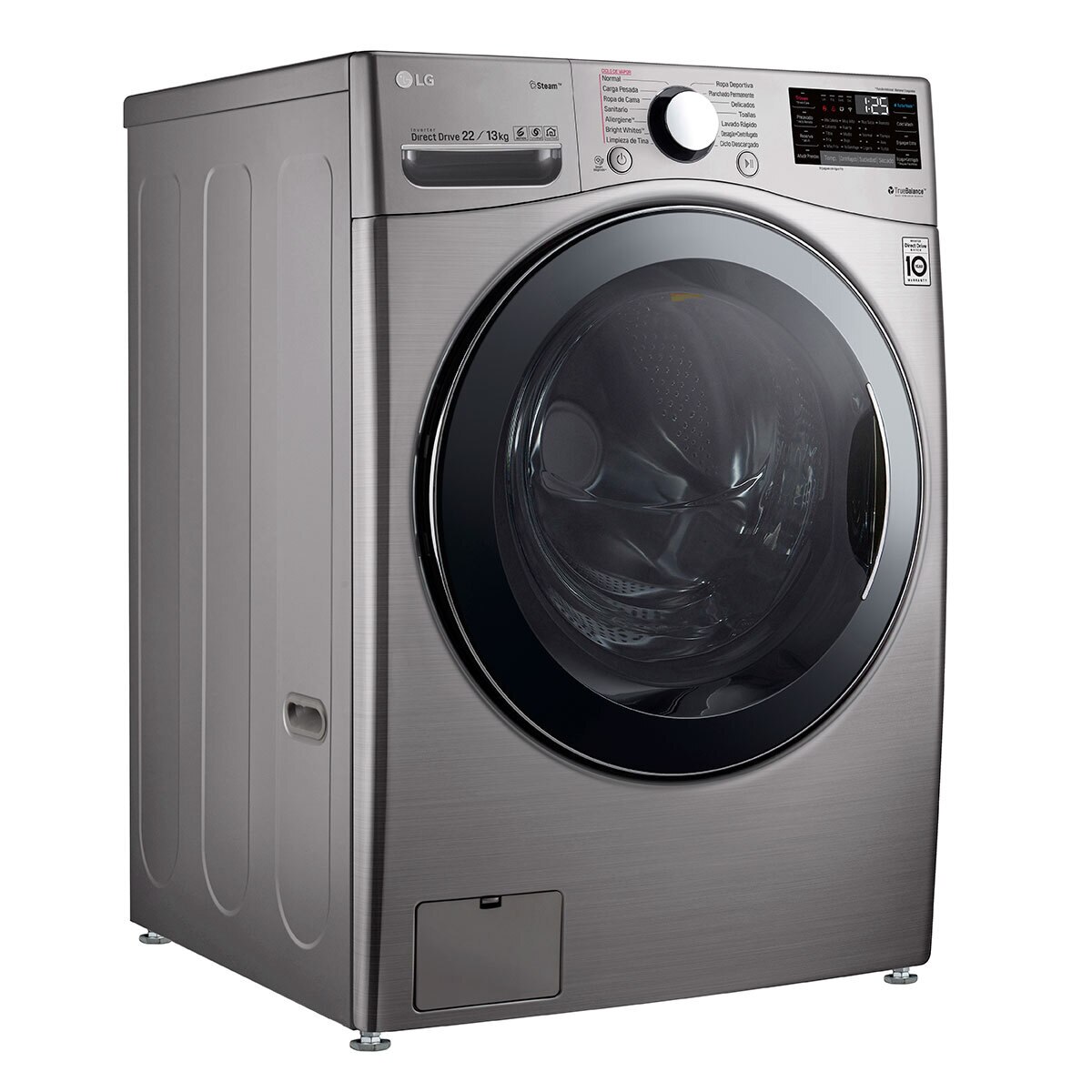 Lavasecadora 22 Kg / 13 Kg LG con pedestal Costco México