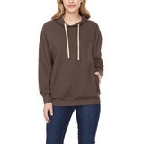 Buffalo David Bitton Sudadera para Dama Café Chica