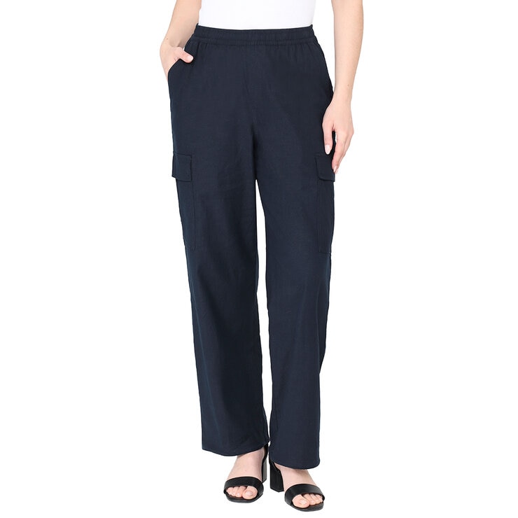 Nicole Miller Original Pantalones Cargo Tipo Lino para Dama Varias Tallas y Colores