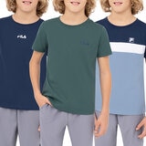 Fila Playera para Niños 3 Piezas Varias Tallas y Colores