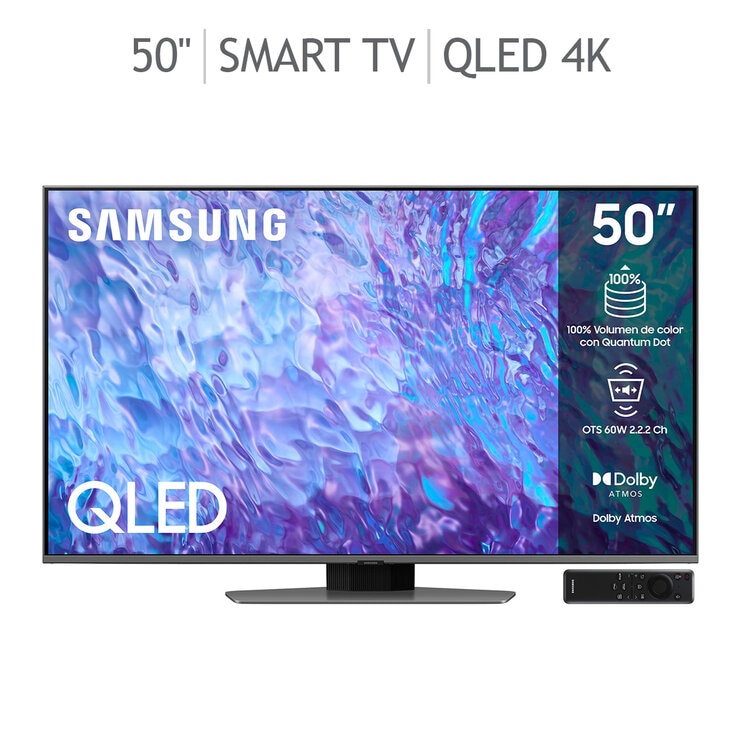Samsung Pantalla 50" QLED 4K UHD Smart TV