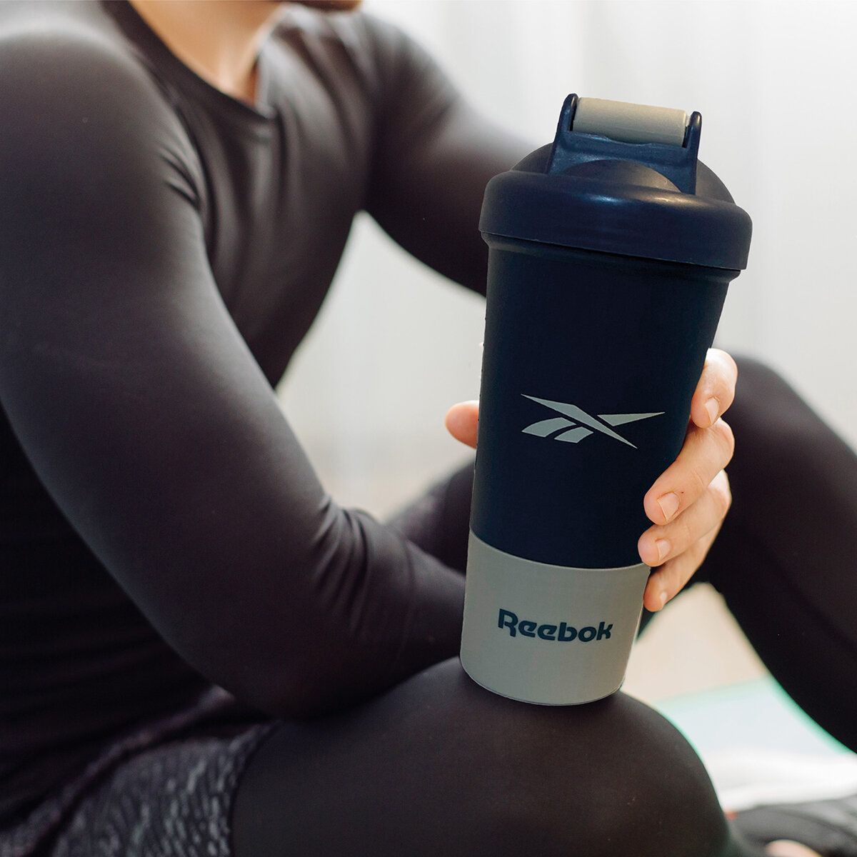 Reebok Botella de Plástico Azul