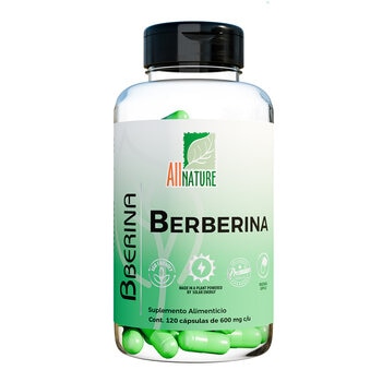All Nature Berberina 120 Cápsulas de 600mg