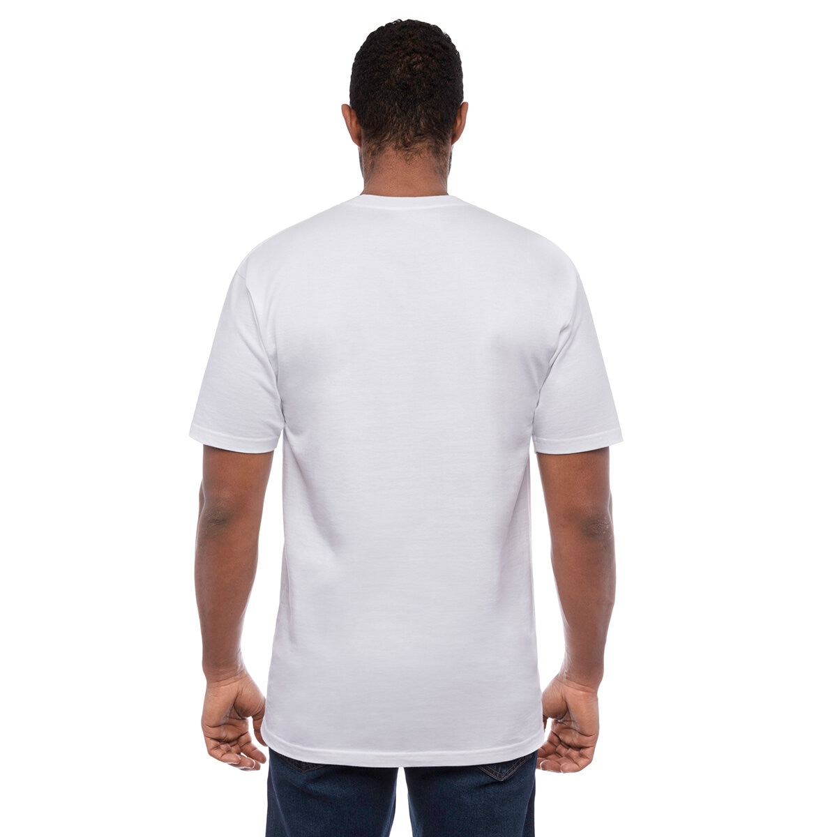 Kirkland Signature Playera de manga corta para Caballero 6 piezas Mediana Blanco