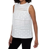 Mario Serrani Italy Blusa para Dama Blanco Mediana