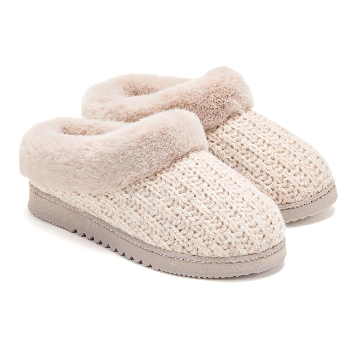 Dearfoams Pantufla para Dama Café Chica (23 cm / 23.5 cm)