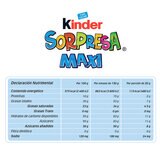 Kinder Sorpresa Maxi Huevo de Chocolate 100 g