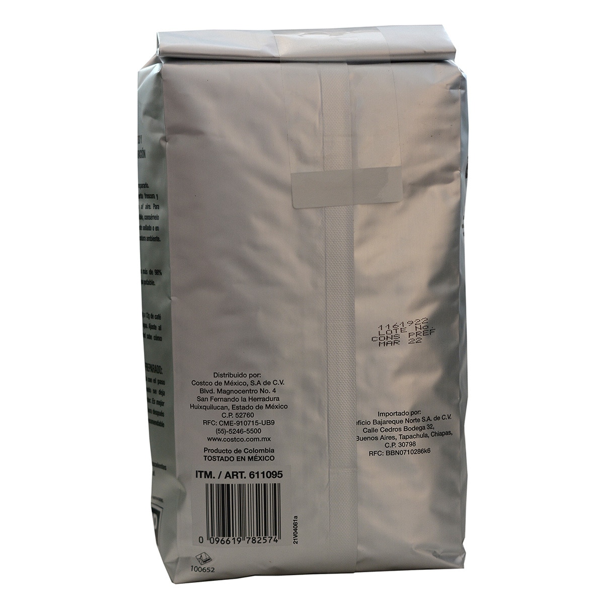 Kirkland Signature Colombia Café en Grano 1 kg