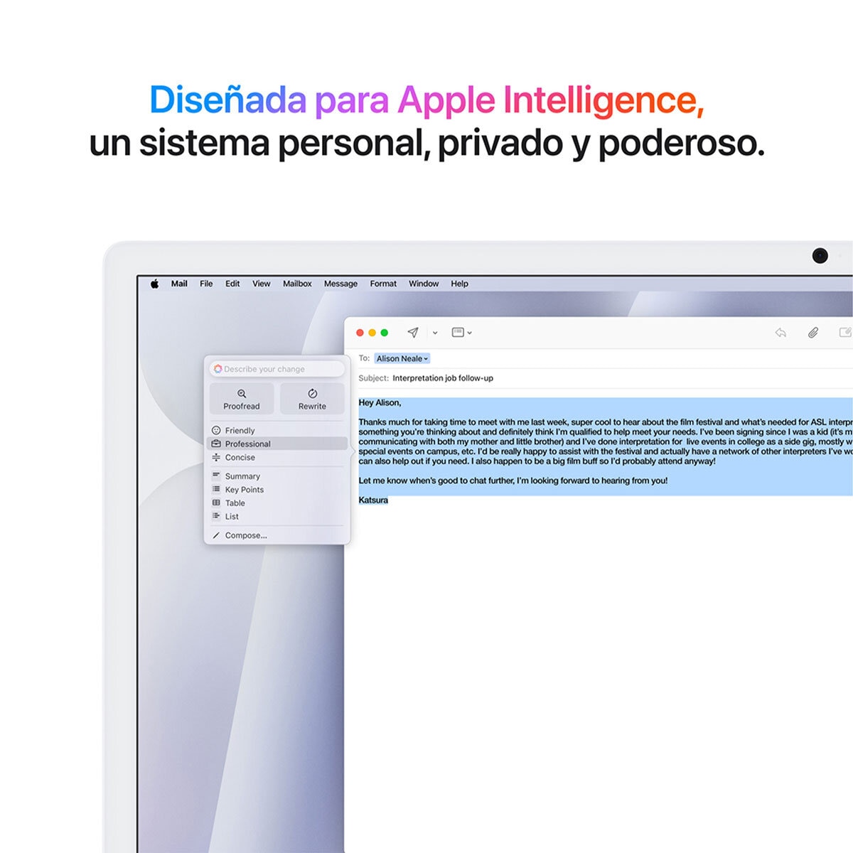 Apple iMac 24" 256GB 4.5K Chip M4 Plata CPU de 10 Núcleos GPU de 10 Núcleos Memoria Unificada de 16GB