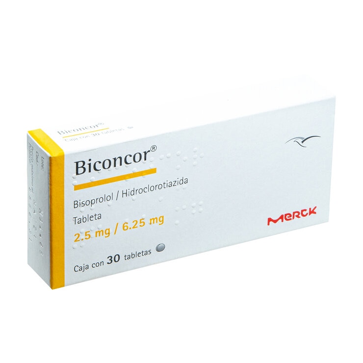 Biconcor 2.5 mg / 6.25 mg 30 Tabletas