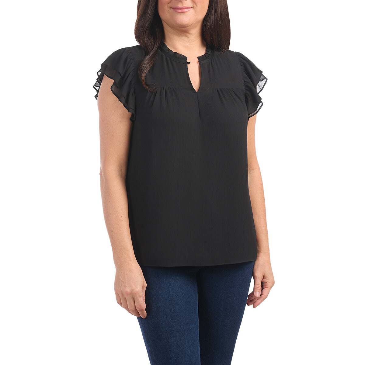 Hilary Radley Blusa para Dama Negro Grande