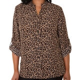 Mario Serrani Italy Blusa para Dama Café Mediana Mario Serrani Italy Blusa para Dama Café Mediana