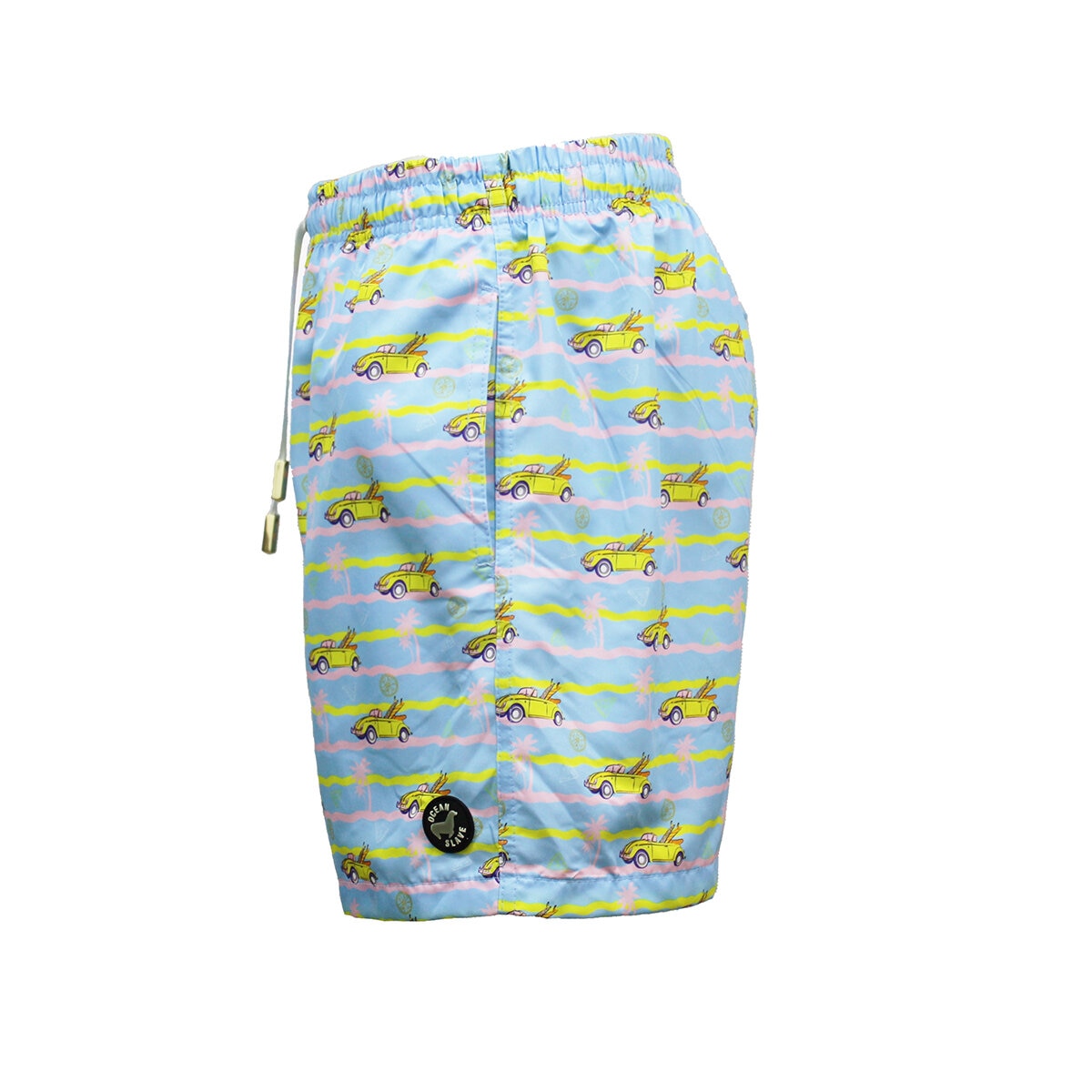 Ocean Slave, Traje de Baño Modelo Bochito Amarillo, para Caballero en Varias Tallas