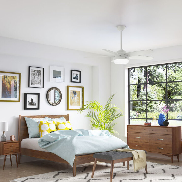 Hunter, Ventilador 52" Avia Blanco Mate