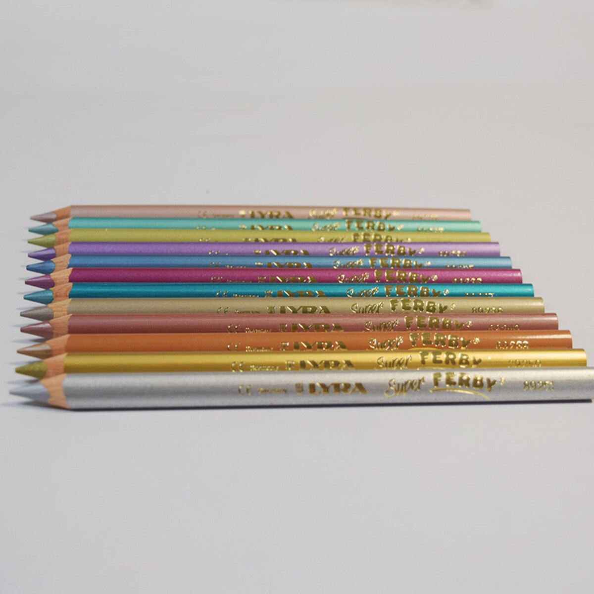 Lyra Lápices de Colores Metálicos 12 Piezas