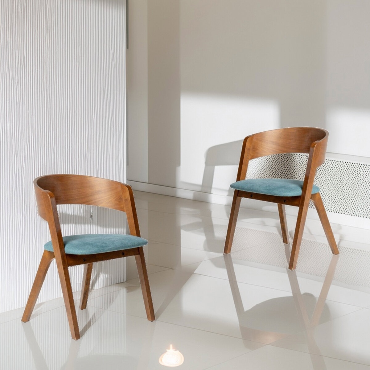 Tamarindo, Sillas de Tela Turquesa