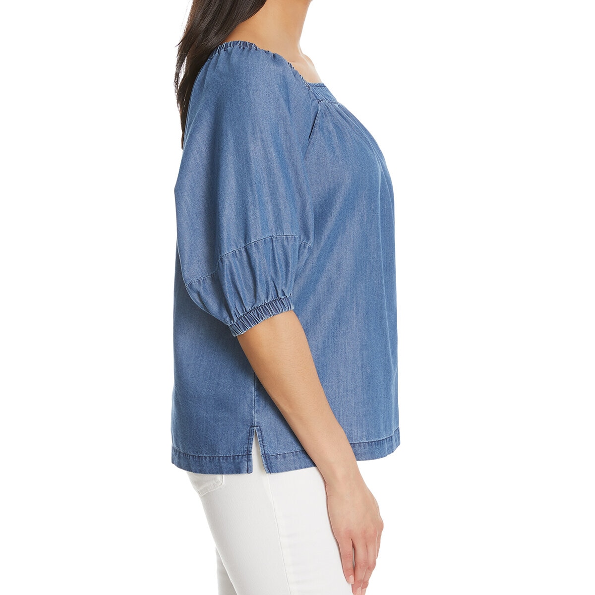 Jessica Simpson Blusa para Dama Azul Extra Grande