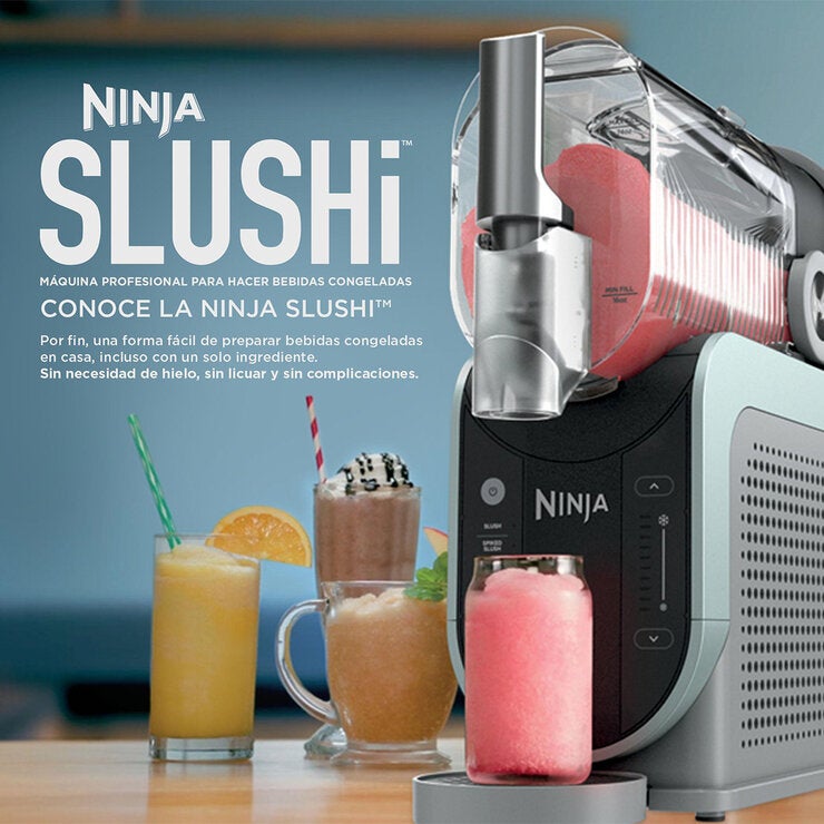 Ninja, Máquina para Bebidas Congeladas y Granizados SLUSHi, 2.8 L Ninja, Máquina para Bebidas Congeladas y Granizados SLUSHi, 2.8 L