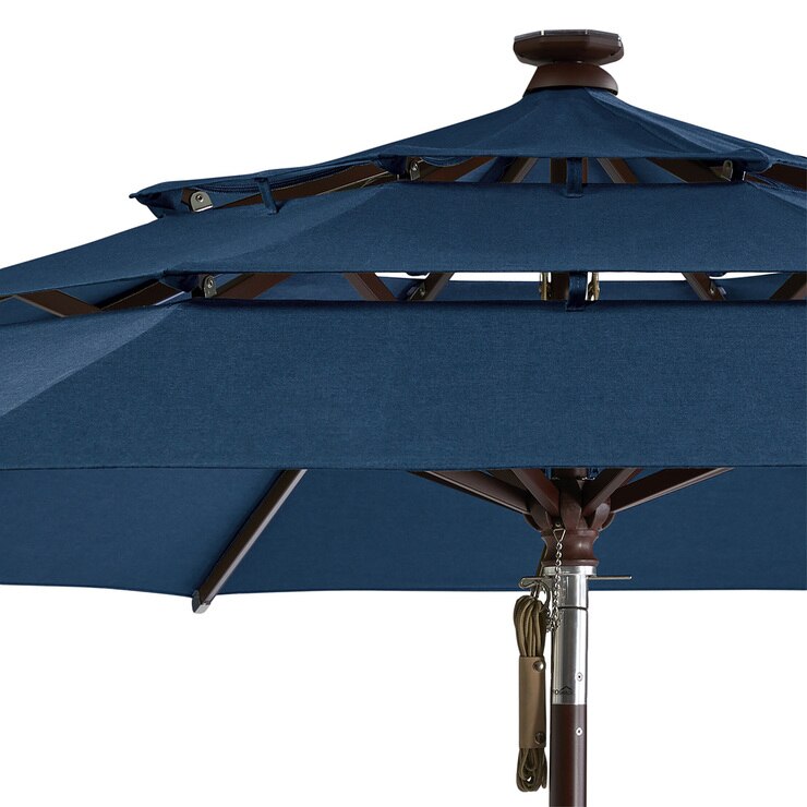 Sombrilla para Jardín Proshade de 3.35m con Luces LED Color Indigo