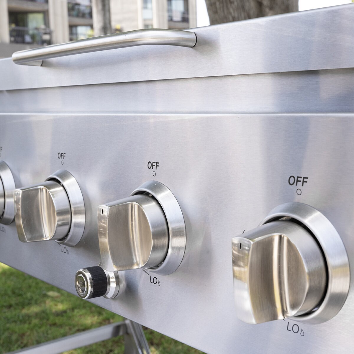NXR, Parrilla de Acero de 8 Quemadores Plegable