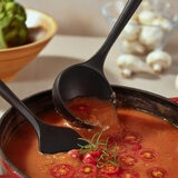 MIU Juego de Utensilios de Silicona 8 piezas, Café Oscuro