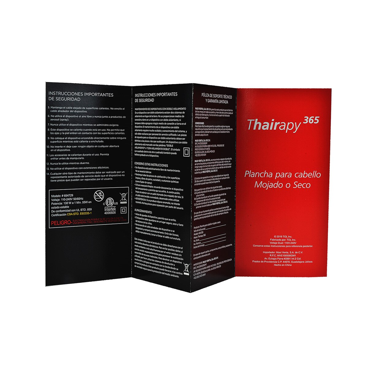 Thairapy 365, Plancha para Cabello Mojado o Seco | Costco México