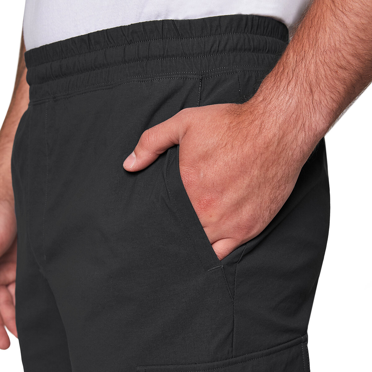 Mondetta Pants para Caballero Negro Extra Grande