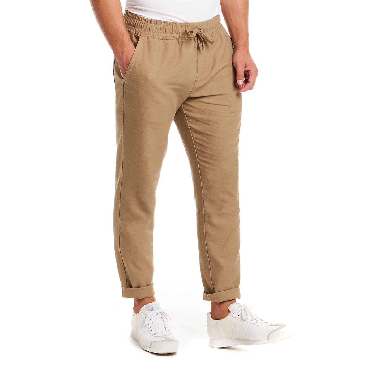 Vintage & Black Pantalones para Caballero Café Extra Grande