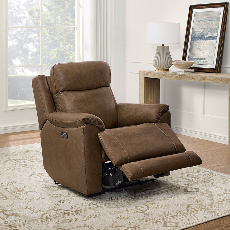 Gilman Creek Furniture, Sillón Reclinable Eléctrico de Piel