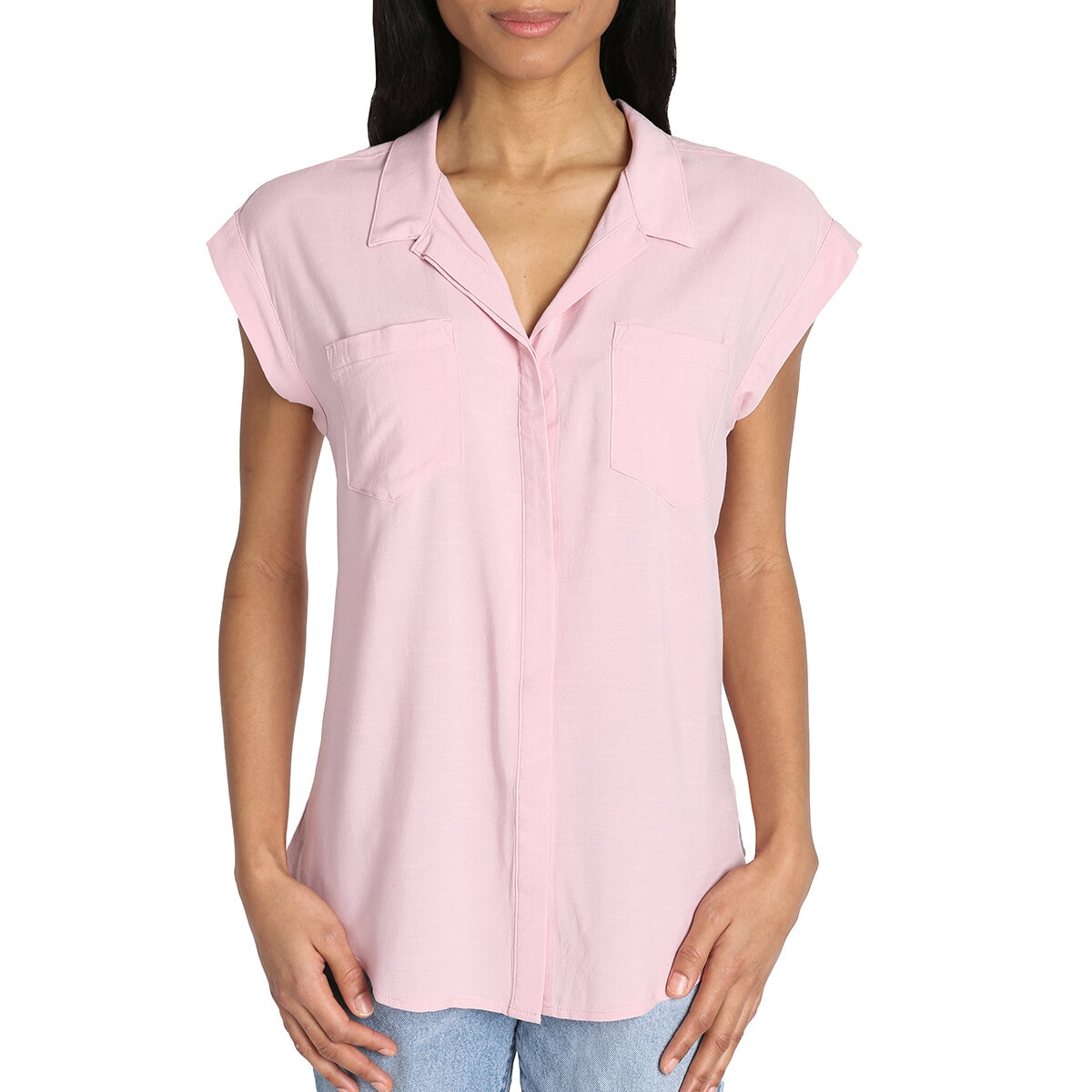 Jachs Girlfriend Blusa para Dama Rosa Grande