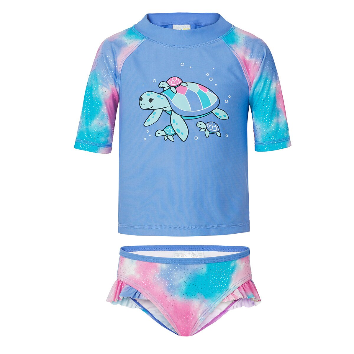 Saint Eve Traje de baño para Niñas 2 piezas Tortuga