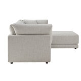 Aiden & Ivy, Dayna, Sofá Modular de Tela de 4 Piezas con 2 Almohadas Aiden & Ivy, Dayna, Sofá Modular de Tela de 4 Piezas con 2 Almohadas