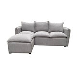 Montbrook Home, Grecia, Sofá Convertible con Otomano