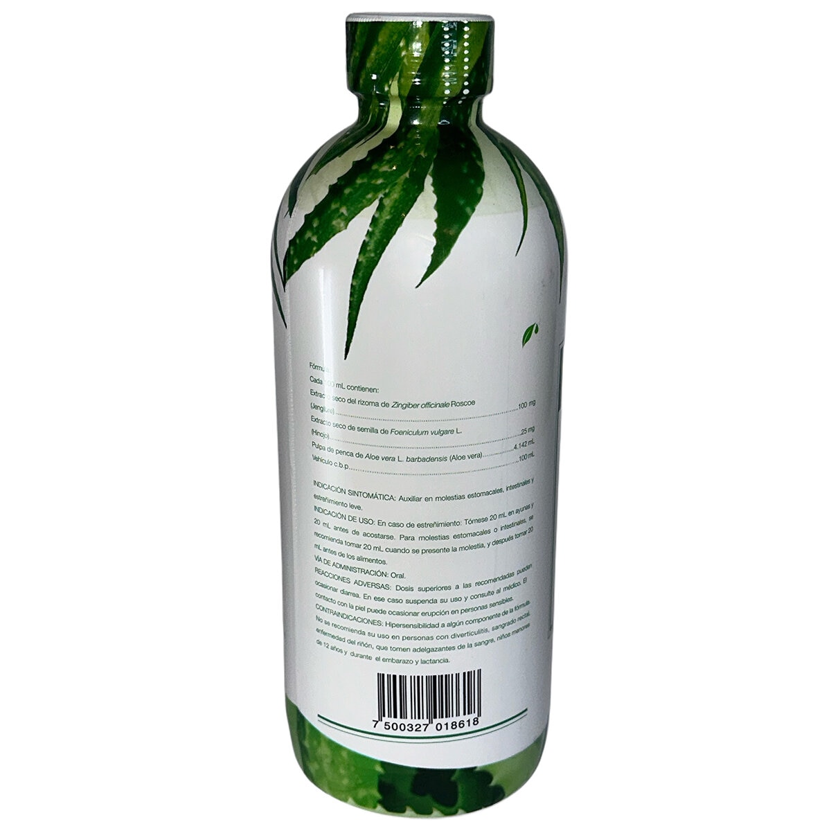 Pure Extract Aloe Vera, Jengibre e Hinojo Frasco con 1L