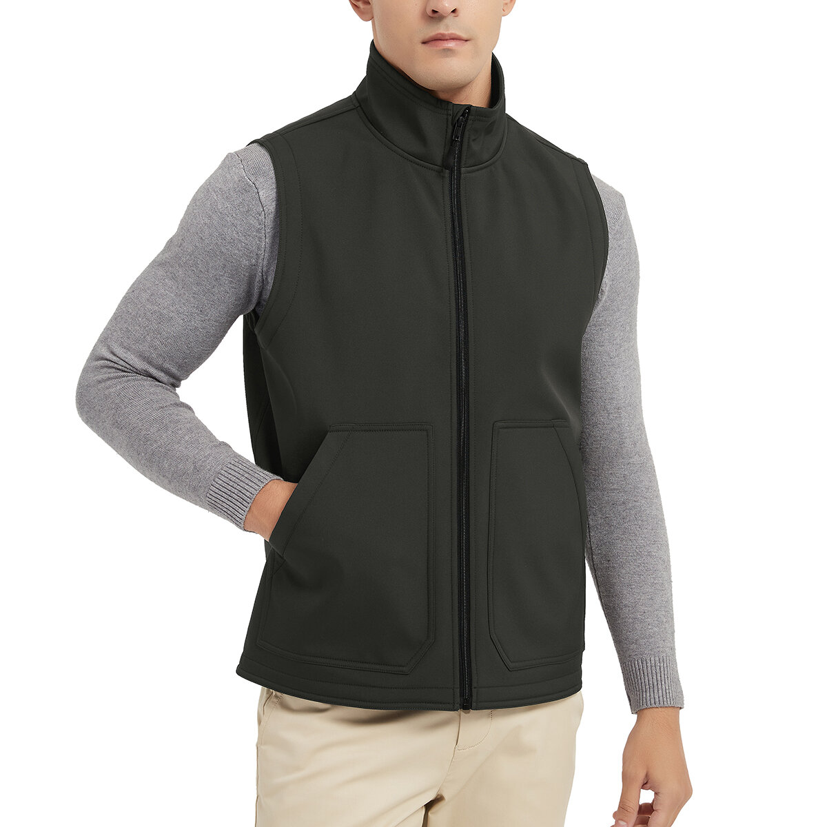 Hawke & Co Chaleco para Caballero Verde Grande