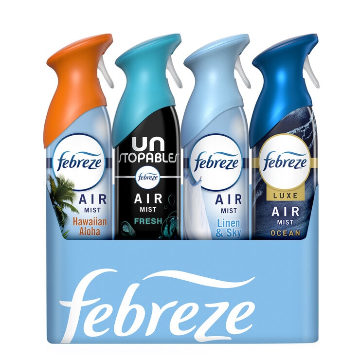 Febreze Air Aromatizante Ambiental 4 pzas de 250 gr Febreze Air Aromatizante Ambiental 4 pzas de 250 gr