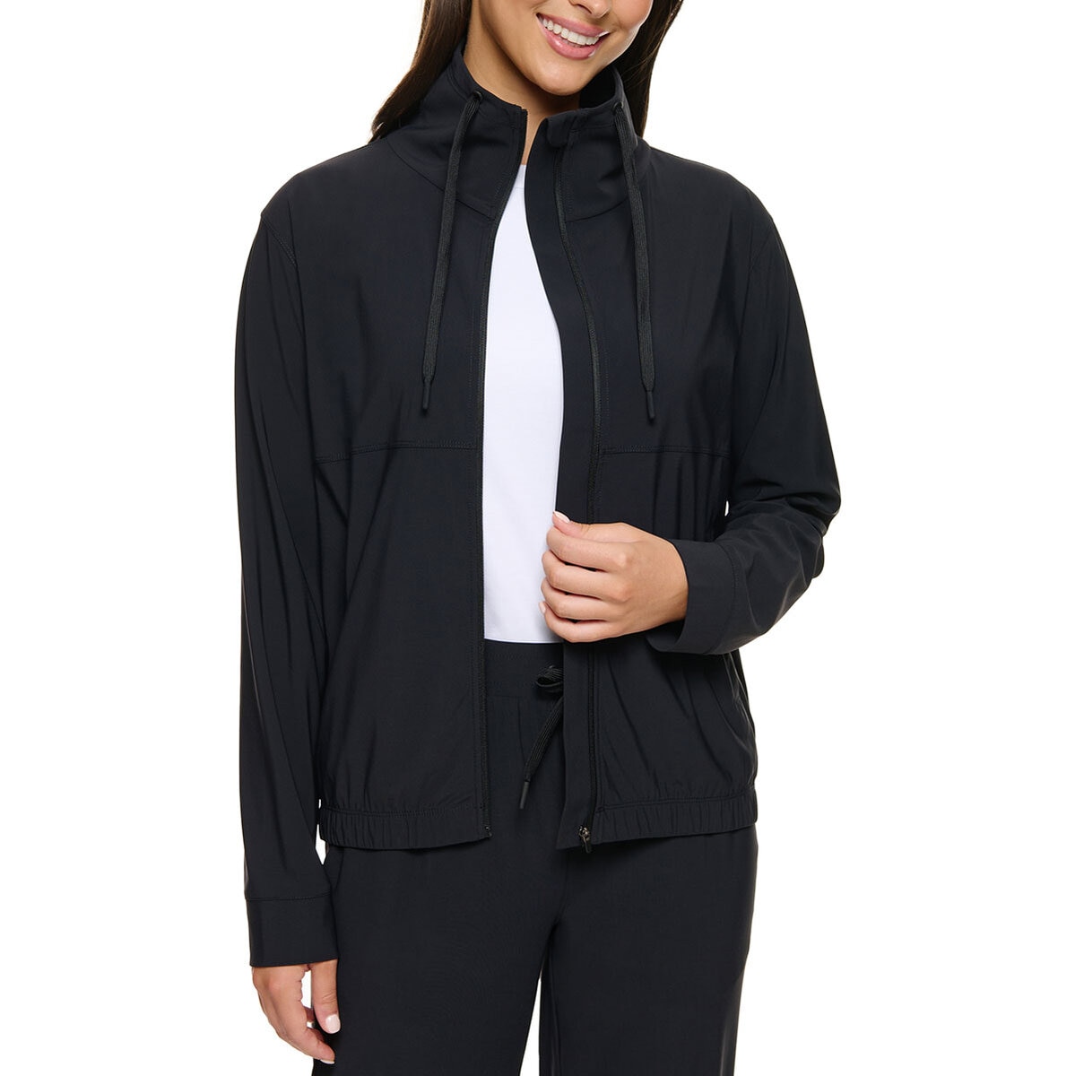 Kirkland Signature Chamarra Deportiva para Dama Negro Extra Chica