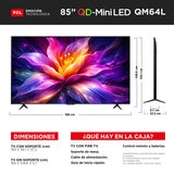 TCL Pantalla 85" Miniled 4K Fire TV