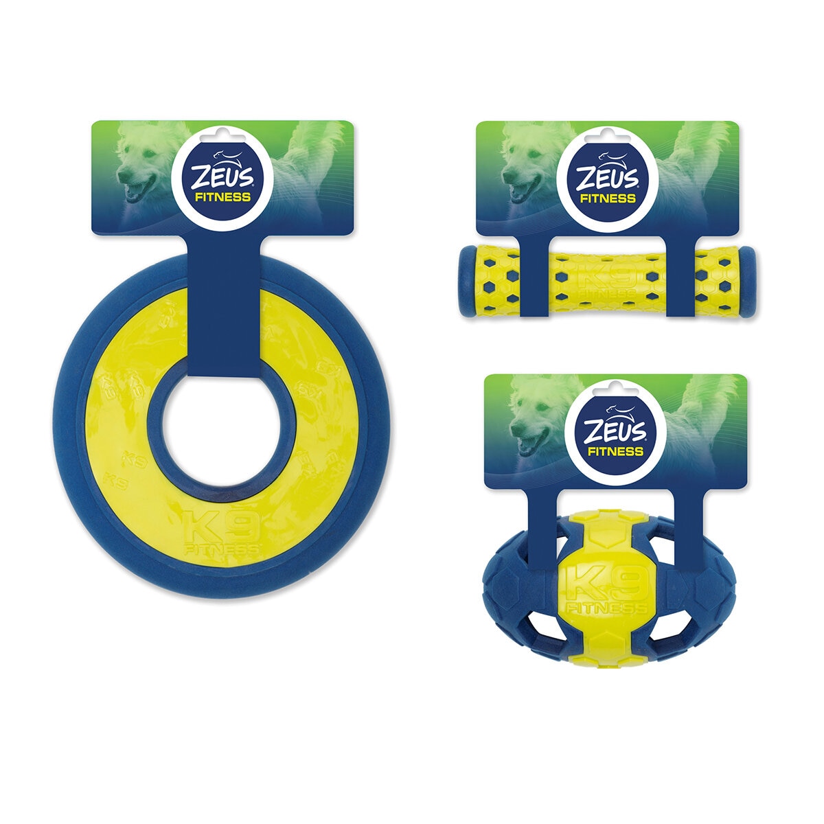 Zeus Fitness Juguetes para Perro 3 pzs
