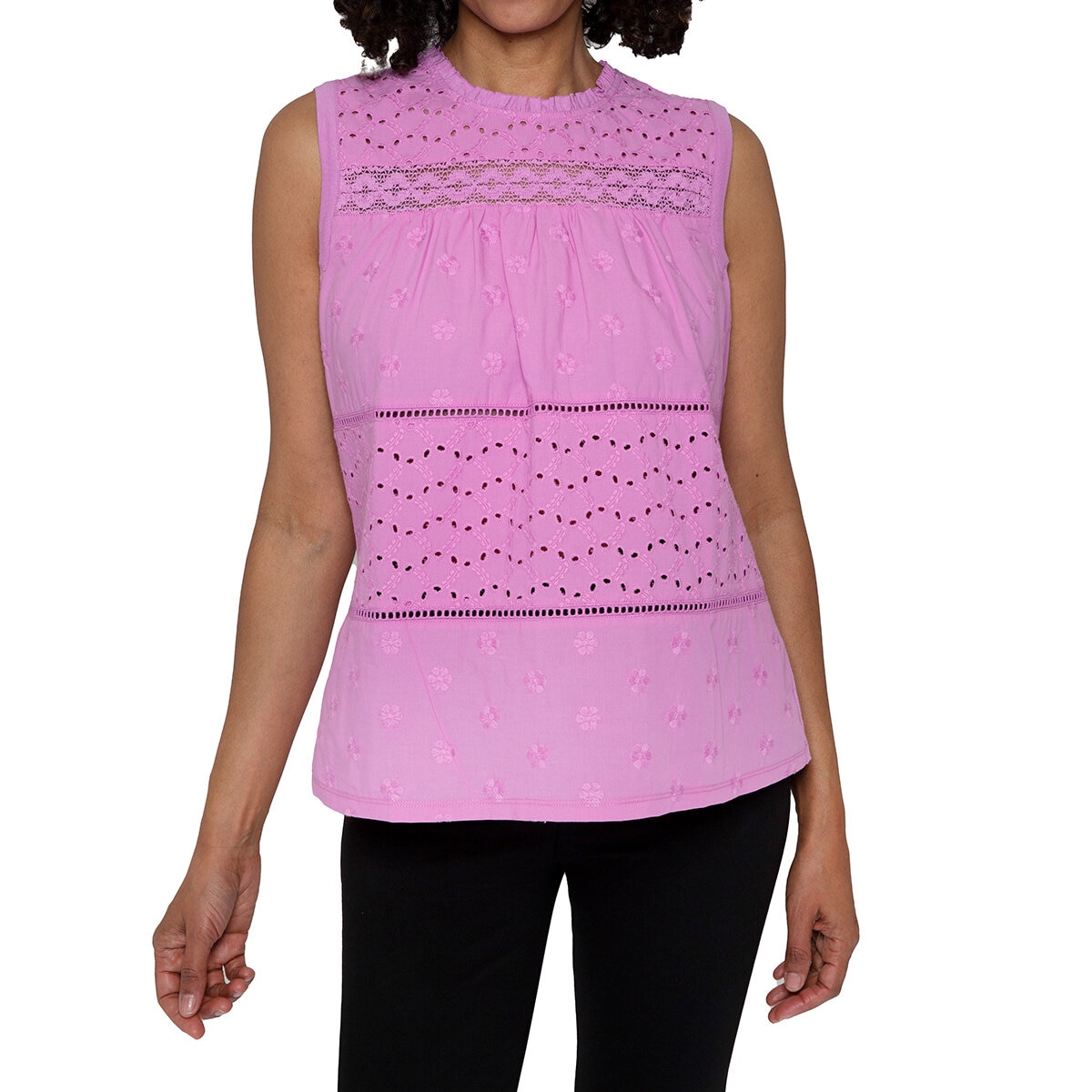 Mario Serrani Italy Blusa para Dama Morado Mediana
