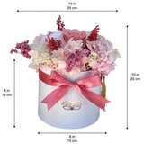 Alive, Bouquet Mix durazno, Caja Blanca, Duración 6 Meses.