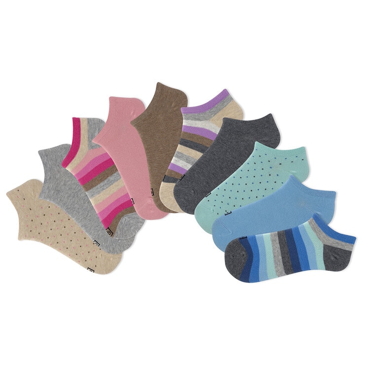 K. Bell Calcetines para Dama 10 piezas Varias Tallas y Colores K. Bell Calcetines para Dama 10 piezas Varias Tallas y Colores